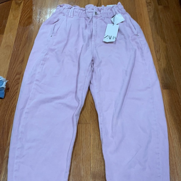 Zara brand new baggy pants size us 10 - Picture 2 of 6